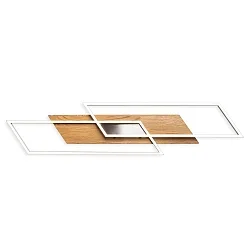 Ceiling luminaire PANAMA XL, 2x 20W, 2200lm, oak natural