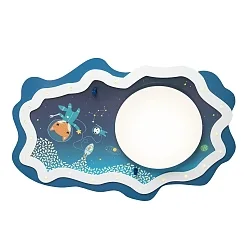 LED Ceiling luminaire LITTLE ASTRONAUTS „SPACE MISSION“ LED board + 20 LED, 11W, 3000K, blue