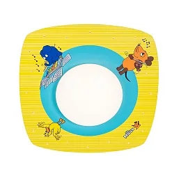 ceiling luminaire MAUS, yellow, petrol