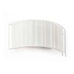 wall luminaire LINDA 2 flames E27 IP20, beige, white matt 