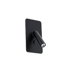 wall luminaire SUAU LED IP20, black matt 