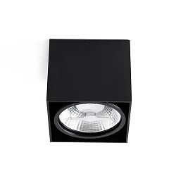ceiling luminaire TECTO G53 IP20, black matt 