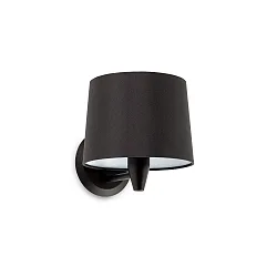 wall luminaire CONGA E27 IP20, black matt 