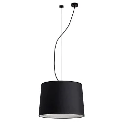 pendant luminaire CONGA E27 IP20, black matt 
