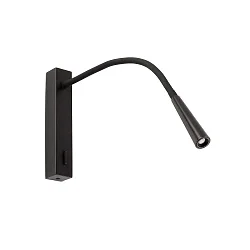 wall luminaire FLIN LED IP20, black matt 