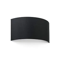 wall luminaire COTTON 2 flames, half round E27 IP20, white matt 