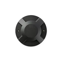 floor lamp LOTH 4 flames LED IP67, black matt 