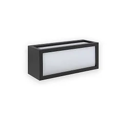 outdoor wall luminaire TEJO E27 IP54, dark grey 