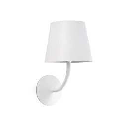 outdoor wall luminaire TOC LED IP65, white matt 