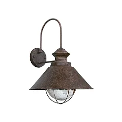 wall luminaire NAUTICA E27 IP33, rust brown 