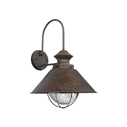wall luminaire NAUTICA E27 IP33, rust brown 