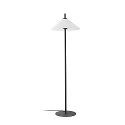 outdoor floor lamp SAIGON OUT E27 IP44, dark grey, white matt 
