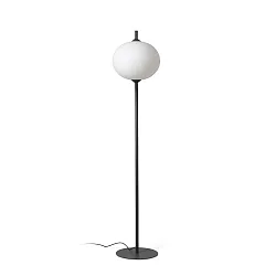 outdoor floor lamp SAIGON OUT E27 IP44, dark grey, white matt 