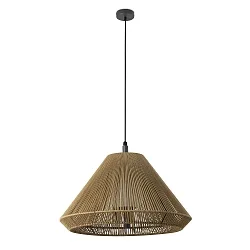 outdoor pendant luminaire SAIGON OUT E27 IP44, dark grey, ochre yellow 