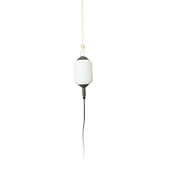 pendant luminaire SAIGON OUT E27 IP44, dark grey 