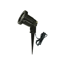 gorund spike luminaire TONO GU10 IP44, black matt 