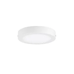 LED Downlight, round, 24W, 3000K, 1900lm, IP20, opal, white