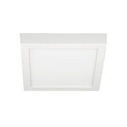 LED Downlight, square, 48W, 3000K, 3800lm, IP20, opal, DALI dimmable, white