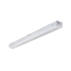 LED Damp-proof luminaire, prismatic, 35W, 4000K, 5000lm, IP50, white
