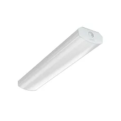 LED Damp-proof luminaire, convex, 34/42/51/59W, 4000K, 6900lm, IP40, white