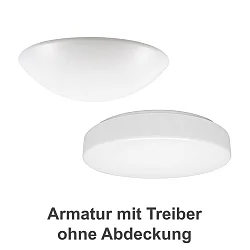 wall and ceiling luminaire PREMIUM 7520 Ø 33cm IP40, white dimmable