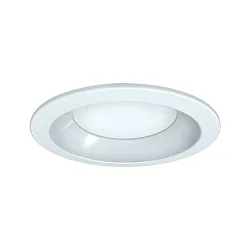 LED Recessed Downlight, round, 28W, 3000K, 2800lm, IP44, opal, white