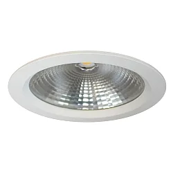 ceiling recessed luminaire Ø24,2 round IP44, white dimmable