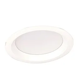 LED Recessed Downlight, 17/24/30W, 4000K, 2600lm, IP65, white