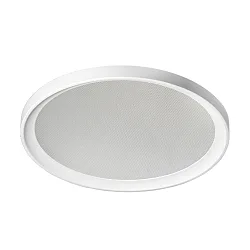 recessed luminaire Ø 17cm round, DALI controllable, microprismatic IP65, white dimmable 15W 1800lm 3000K 60° 60°