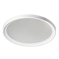recessed luminaire Ø 22,5cm round, DALI controllable, microprismatic IP65, white dimmable 24W 2900lm 4000K 60° 60°