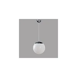 LED Ball Pendant luminaire glass, 29W, 3000K, 3400lm, IP40, stainless steel