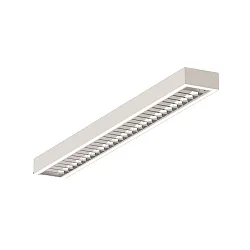 LED Light strip Surfaced /Pendant grid luminaire, 56W, 4000K, 7300lm, IP20, direct, UGR < 19, DALI dimmable, white