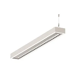 LED Light strip Pendant grid luminaire direct / indirect, 84W, 3000K, 11000lm, IP20, UGR < 19, DALI dimmable, white