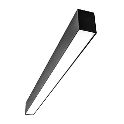 light bar MICROPAL®, UGR<19 / 1687MM / 830 surface-mounted version, DALI controllable, direct IP40, black dimmable