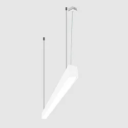light bar MICROPAL®, UGR<19 / 1127MM / 830 direct, multipower, with suspension kit IP40, white 