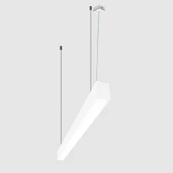 light bar MICROPAL®, UGR<19 / 1407MM / 840 DALI controllable, direct, with suspension kit IP40, white dimmable