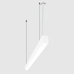 light bar MICROPAL®, UGR<19 / 1687MM / 830 direct, multipower, with suspension kit IP40, white 