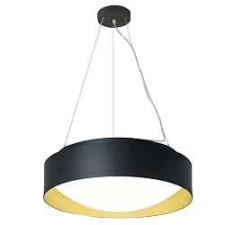 pendant luminaire PREMIUM ARCHITEKTUR Ø 30,8cm IP20, gold, black dimmable