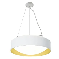 pendant luminaire PREMIUM ARCHITEKTUR Ø 30,8cm IP20, gold, white 