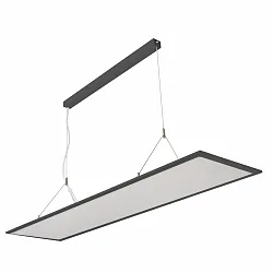 pendant luminaire 1245MM MP/OPAL SELV direct / indirect, UGR < 19 IP20, black dimmable
