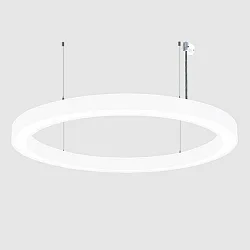 pendant luminaire Ø 189CM CCT Switch, direct, UGR < 19, multipower, ring shape IP40, white 