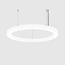 pendant luminaire Ø 98CM CCT Switch, direct / indirect, UGR < 19, multipower, ring shape IP40, black dimmable