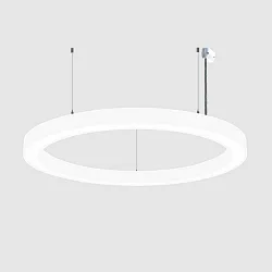 pendant luminaire Ø 115.5CM CCT Switch, direct / indirect, UGR < 19, multipower, ring shape IP40, white 
