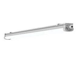 LED Damp proof luminaire, 36W, quick mounting, 4000K, 5000lm, IP66, grey