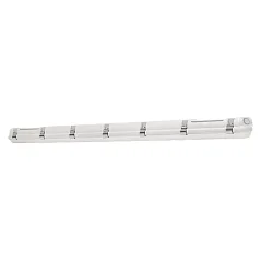 damp-proof luminaire ECO 61 impact resistant, INOX closure IP66, grey dimmable