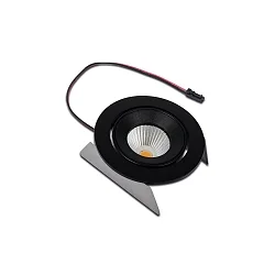 recessed luminaire swivelling IP44, black, transparent, lacquered dimmable 4