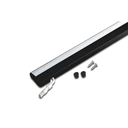 LED under-cabinet luminaire LED ModuLite F, IP20, 230V HVLCS, CRi>90, 45cm, with switch, 8W 3000K 760lm 120°, black