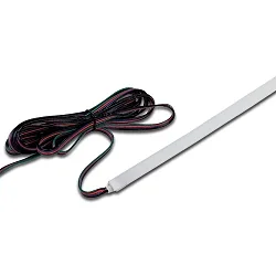 Damp proof LED RGB Tape F, IP54, 500cm, 600 LED, 24V DC, 65W 120°, incl. connecting cable, for homogeneous RGB area light