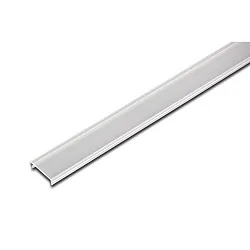 LED covering profile 25mm, for 22mm milled grooves and 34mm profiles, 600cm (roll goods), slightly matted