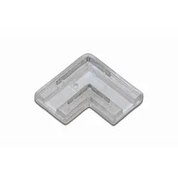 corner connector CORNER CLIP 90° - FOR 10MM LED STRIPS, transparent